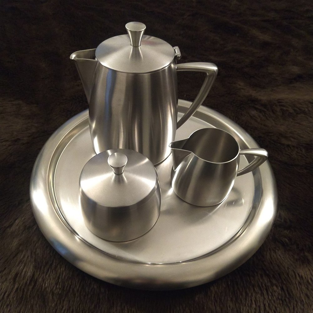 Vintage Oneida "Astrid" 5 Piece Tea Service Set